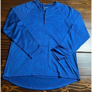 Jolt GEAR Shirt, Men's Size XL, Blue, Long Sleeve, Activewear, Polo Shirt